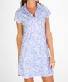 Duffield Lane Kit Collared Dress In Blue Sky Blossoms In Blue
