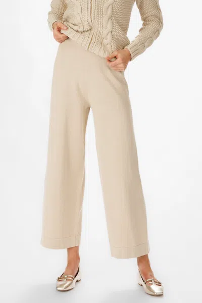Duffield Lane Knit Pant In Neutral