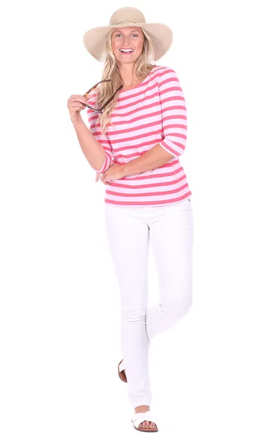 Duffield Lane Lake Tee In Paradise Stripe