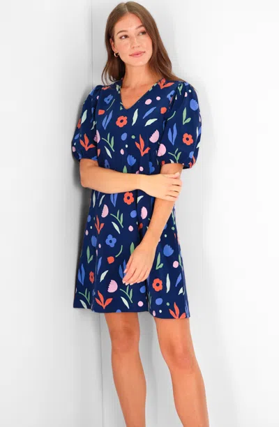 Duffield Lane Laurel Dress In Cut Out Garden