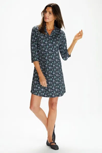 Duffield Lane Lillian Dress In Twilight Vines