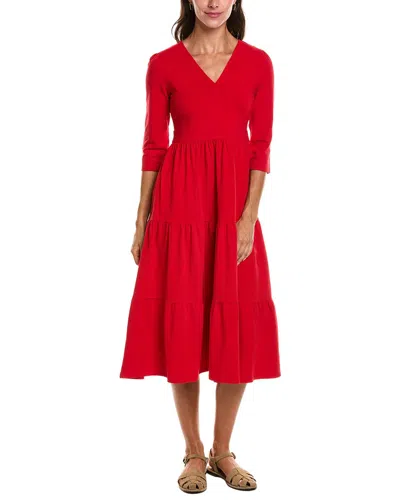 Duffield Lane Luna Midi Dress In Red