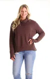 Duffield Lane Minley Pullover In Chocolate In Brown