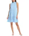 Duffield Lane Nicola Mini Dress In Blue
