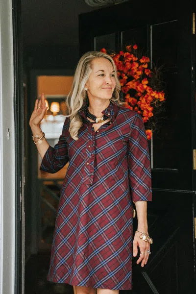 Duffield Lane Olive Dress In Multi