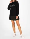 DUFFIELD LANE ON PAR SWEATER IN BLACK
