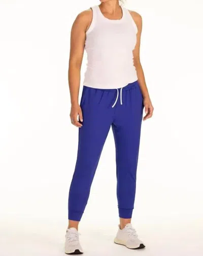 Duffield Lane Performance Natasha Jogger In Bright Blue