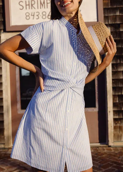 Duffield Lane Phoebe Dress In Seaside Stripe