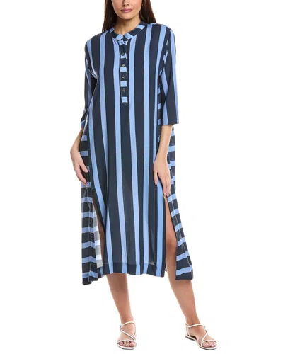 Duffield Lane Rowan Tunic Dress In Blue