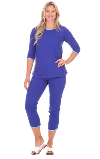 Duffield Lane Rye Set In Bright Blue