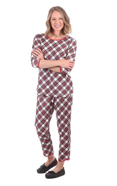 Duffield Lane Rye Set In Red & White Plaid
