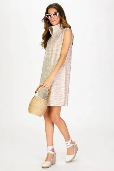 Duffield Lane Sabrina Dress In Shoreline Twist
