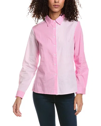 Duffield Lane Sheridan Shirt In Pink