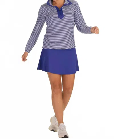 Duffield Lane Sherri Skort In Bright Blue In Transparent