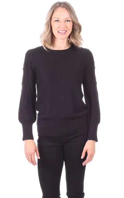 Duffield Lane Teagan Sweater In Black