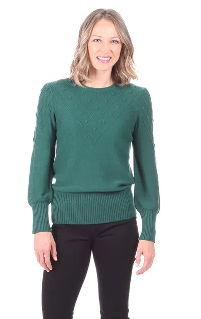 Duffield Lane Teagan Sweater In Evergreen
