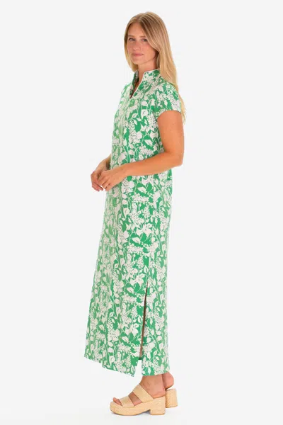 Duffield Lane The Gaia Maxi Dress In Green Garden