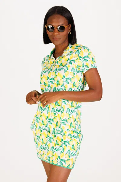 Duffield Lane The Lorna Polo Top In Lemonade