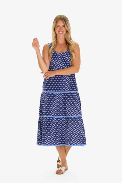 Duffield Lane The Lucy Dress In Summer Blues