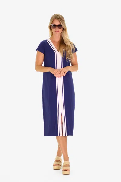 Duffield Lane The Luella Dress In Royal Navy