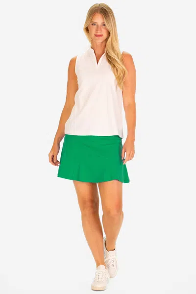 Duffield Lane The Pique Ardella Top In White