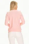 Duffield Lane The Rue Pullover In Supersoft Bonbon Pink In Pink