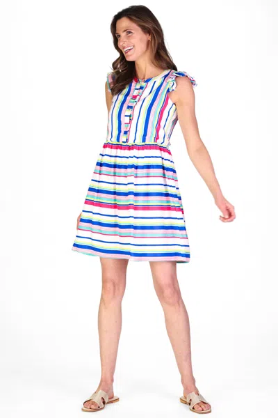 Duffield Lane The Suzette Dress In Boardwalk Stripe