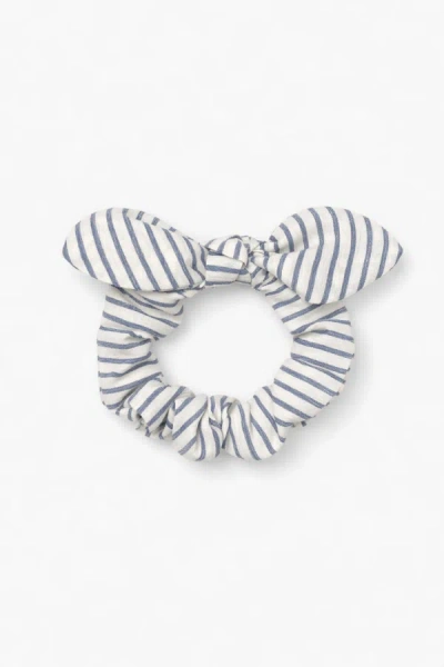 Duffield Lane The Tay Bow Scrunchy - Skinny Stripe