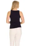Duffield Lane The Terrific Tank In Navy In Blue