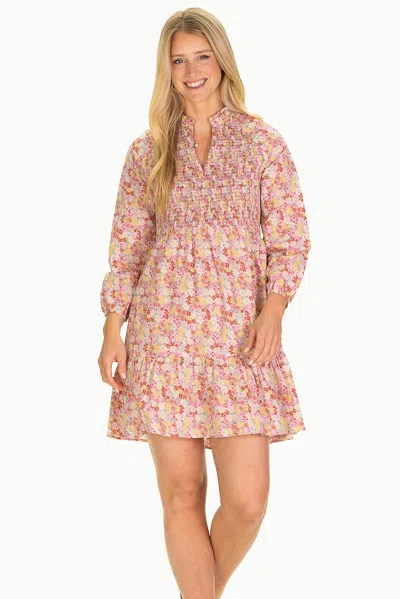 Duffield Lane The Wren Dress In Pink Floral