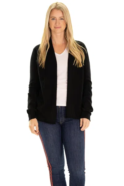 Duffield Lane Wholesale Maeve Cashmere Mini Duster In Caviar Shimmer