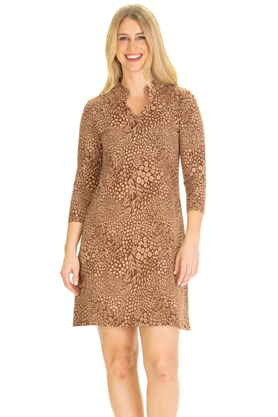 Duffield Lane Wholesale The Lillian Dress In Mocha Forest