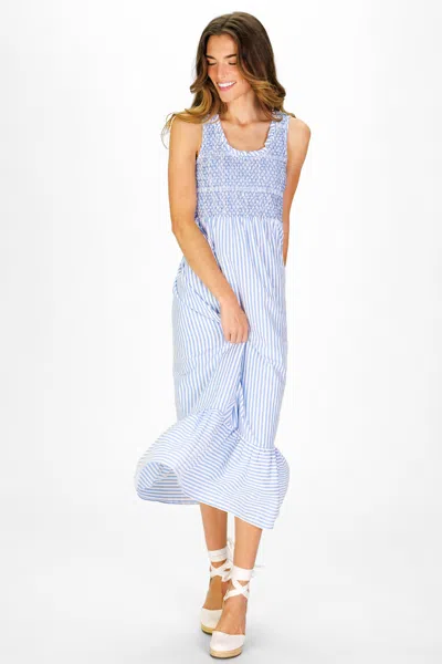 Duffield Lane Winona Dress In Seaside Stripe