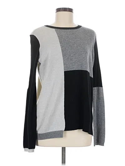 Pre-owned Duffy Cashmere Pullover Sweater In Gray