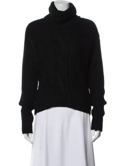 Pre-owned Duffy Merino Wool Turtleneck Sweater In Multi