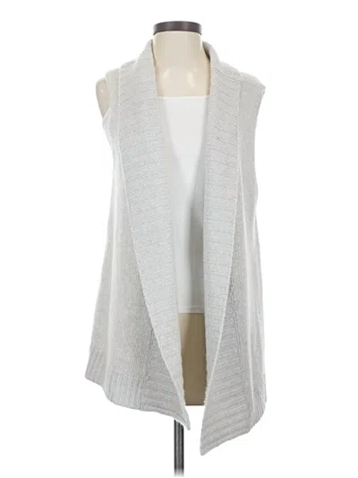 Pre-owned Duffy Sweater Vest In Silver