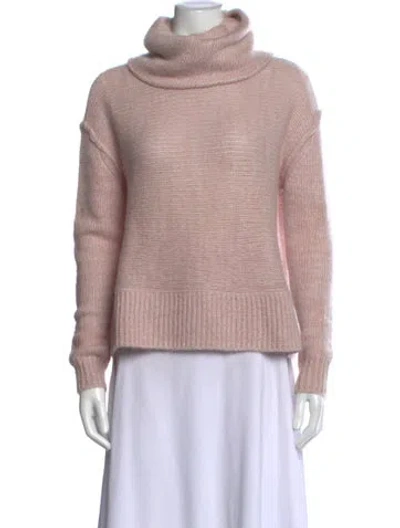 Pre-owned Duffy Turtleneck Sweater In Pink