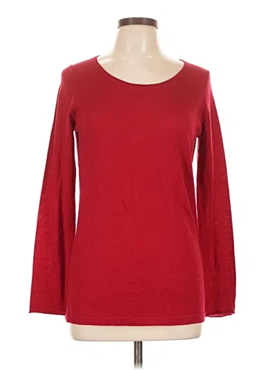 Pre-owned Duffy Wool Pullover Sweater In Red