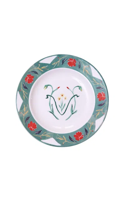 Duggan Society Jardin Nouvea Dessert Plate (set Of 4)