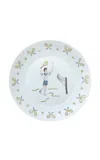 Duggan Society Tennis Gentleman Dinner Plate (set Of 4)