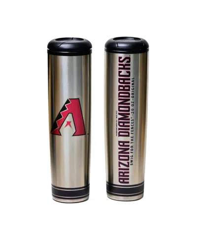 Dugout Mugs Arizona Diamondbacks 20 oz Metal Bat Tumbler In Silver-tone
