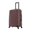 Dukap Adly 24" Hardside Lightweight Spinner Luggage In Red