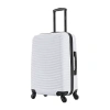 Dukap Adly 24" Hardside Lightweight Spinner Luggage In White