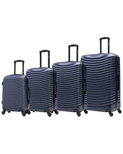 Dukap Adly Lightweight Hardside 4pc Set In Blue