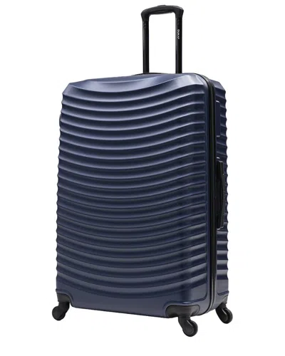 Dukap Adly Lightweight Hardside Spinner Suitcase In Blue