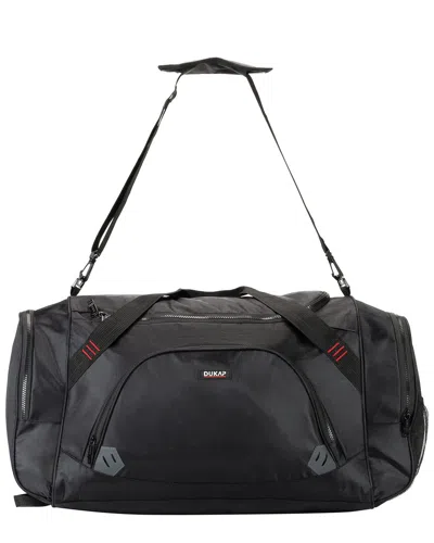Dukap Contender Gym Duffel Bag In Black