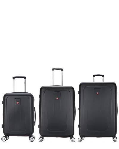 Dukap Crypto Hardside 3pc Set In Black