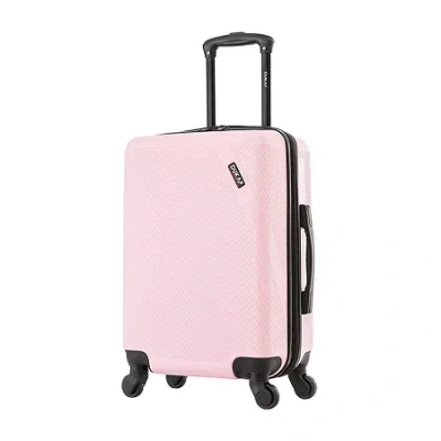 Dukap Discovery 20" Carry-on Hardside Lightweight Spinner Luggage In Pink
