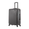 Dukap Discovery 24" Hardside Lightweight Spinner Luggage In Black