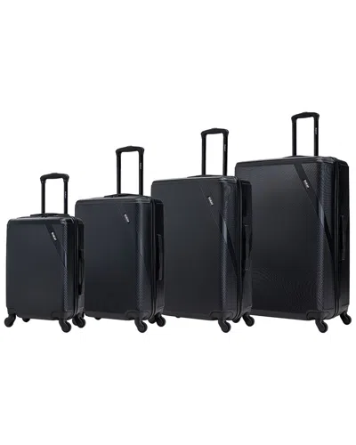 Dukap Discovery Lightweight Hardside 4pc Set In Black